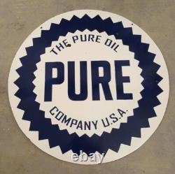 Porcelain Pure Enamel Sign 30x30 Inches Double Sided