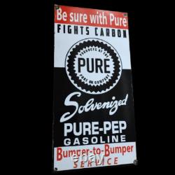 Porcelain Pure Enamel Sign 42x20 Inches Double Sided