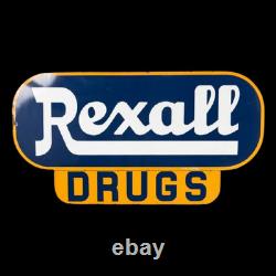 Porcelain Rexall Enamel Sign 36x24inches Double Sided