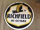 Porcelain Richfield Enamel Sign 36x36 Inches Double Sided