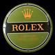 Porcelain Rolex Enamel Sign 30x30 Inches Double Sided