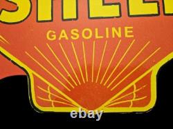 Porcelain Shell Enamel Sign 18x18 Inches Double Sided