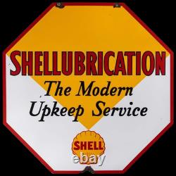 Porcelain Shell Enamel Sign 36x36 Inches Double Sided