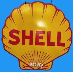 Porcelain Shell Enamel Sign Size 30 Inches Double sided