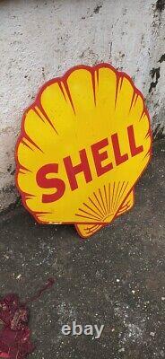 Porcelain Shell Enamel Sign Size 30 x 30 Inches Double Sided