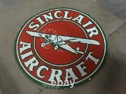 Porcelain Sinclair Enamel Sign 30x30 Inches Double Sided