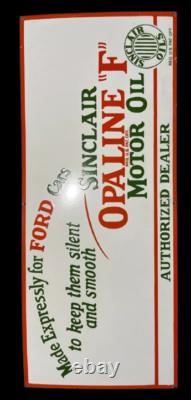 Porcelain Sinclair Enamel Sign 42x20 Inches Double Sided