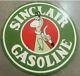 Porcelain Sinclair Gasoline Enamel Sign Size 30 Inches Double Sided