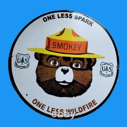 Porcelain Smokey Enamel Sign Size 30x30 Inches Double Sided