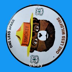 Porcelain Smokey Enamel Sign Size 30x30 Inches Double Sided