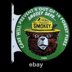Porcelain Somkey Enamel Sign 18x18 Inches Double Sided