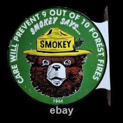 Porcelain Somkey Enamel Sign 18x18 Inches Double Sided