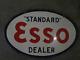 Porcelain Standard Esso Dealer Enamel Sign Size 36 X 24 Inches Double Sided