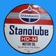 Porcelain Stanolube Enamel Sign Size 30x30 Inches Double Sided