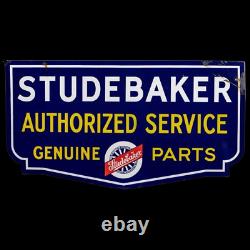 Porcelain Studebaker Enamel Sign 42 Inches Double Sided