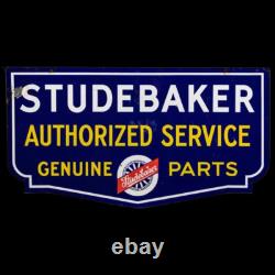 Porcelain Studebaker Enamel Sign 42 Inches Double Sided