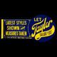 Porcelain Taylor Enamel Sign 28x12 Inches Double Sided With Flange