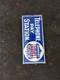 Porcelain Telephone Enamel Sign 18x9 Inches Double Sided With Flange