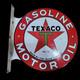Porcelain Texaco Enamel Sign 18x18 Inches Double Sided With Flange