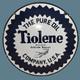 Porcelain Tiolene Enamel Sign Size 30 X 30 Inches Double Sided