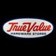 Porcelain True Value Enamel Sign 36x14 Inches Double Sided