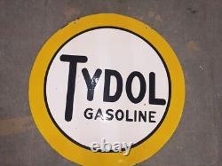 Porcelain Tydol Enamel Sign 30x30 Inches Double Sided