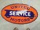 Porcelain United Motors Service Enamel Sign Size 20 X 36 Inches Double Sided