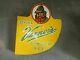 Porcelain Vernor's Drink Enamel Sign 18x24 Inches Double Sided With Flange