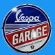 Porcelain Vespa Enamel Sign Size 30x30 Inches Double Sided