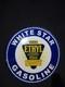 Porcelain White Star Gasoline Enamel Metal Sign Size 30x30 Inches Double Sided