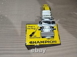 Porcelain` champion Enamel Sign Size 18 x 12 Inches Flange double sided