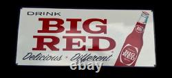 Porcelian Big Red Enamel Sign Size 42x20 Inches Double Sided