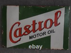 Porcelian Castrol Enamel Sign Size 20x12 Inches Double Sided