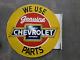 Porcelian Chevrolet Enamel Sign Size 18x18 Inches Double Sided With Flange