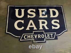 Porcelian Chevrolet Enamel Sign Size 30x20 Inches Double Sided