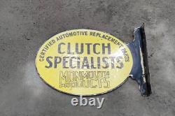 Porcelian Clutch Specialists Enamel Sign Size 20x13.5 Inches Double Sided