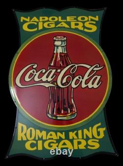 Porcelian Cola-cola Enamel Sign Size 36 Inches Double Sided