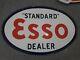 Porcelian Esso Enamel Sign Size 60x36 Inches Double Sided