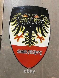 Porcelian Germany Enamel Sign Size 36 X 24 Inches Double Sided