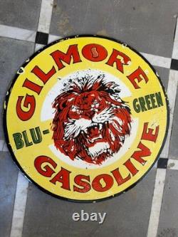 Porcelian Gilmore Enamel Sign Size 30x30 Inches Double Sided