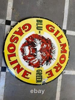 Porcelian Gilmore Enamel Sign Size 30x30 Inches Double Sided