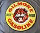 Porcelian Gilmore Gasoline Enamel Sign Size 30x30 Inches Double Sided