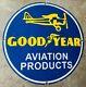 Porcelian Good Year Aviation Enamel Sign Size 30x30 Inches Double Sided