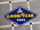 Porcelian Good Year Enamel Sign Size 36x22 Inches Double Sided