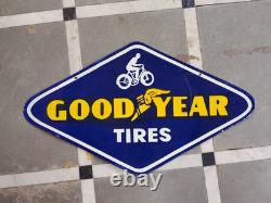 Porcelian Good Year Enamel Sign Size 36x22 Inches Double Sided