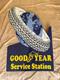 Porcelian Good Year Enamel Sign Size 36x24 Inches Double Sided With Flange