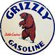 Porcelian Grizzy Gasoline Enamel Sign Size 30x30 Inches Double Sided