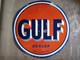 Porcelian Gulf Enamel Sign Size 30x30 Inches Double Sided