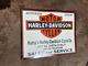 Porcelian Harley Davidson Enamel Sign Size 36x24 Inches Double Sided