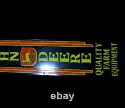 Porcelian John Deere Enamel Sign Size 36x12 Inches Double Sided